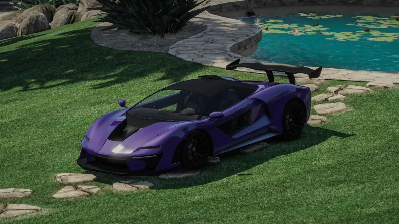 Mauvine Blue crew color